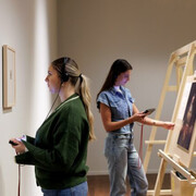 Rembrandts masterclass, ausstellungsansicht. Mit freundlicher genehmigung des Museum Het Rembrandthuis