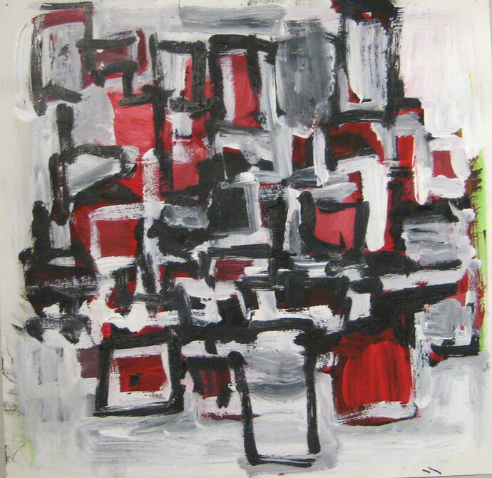 Chris Duncan, #010, 2012, 12" X 12"