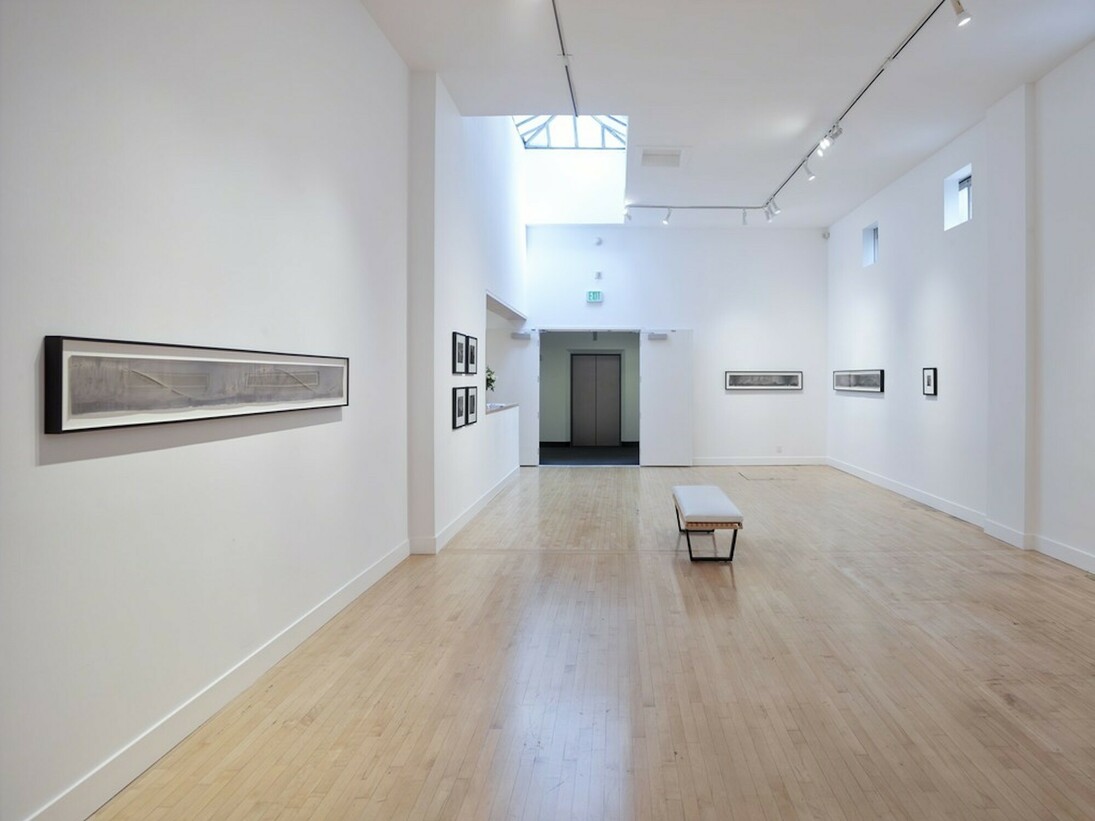 Chris McCaw. Time and Tides, Exhibition view. courtesy of Haines Gallery