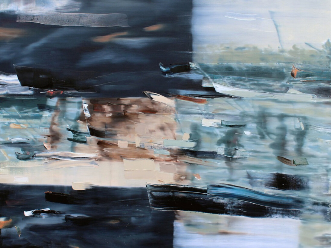 Ian Kimmerly, Wading, 2016. Courtesy of Dolby Chadwick Gallery