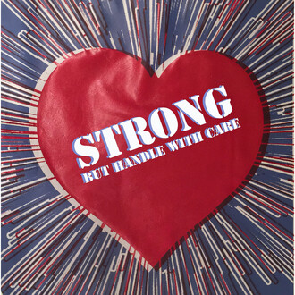 Rubem Robierb, Strong, 38”x38”, Hand Painting/Acrylic/Pigment Print/Stencil on Canvas