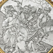 Martin Schongauer, Beso de paz. Arresto (detalle). Cortesía del Museo Louvre