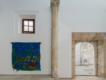 Sabrina Dufrasne, Un monde à part, vista de exhibición. Cortesía de la Galería Kewenig