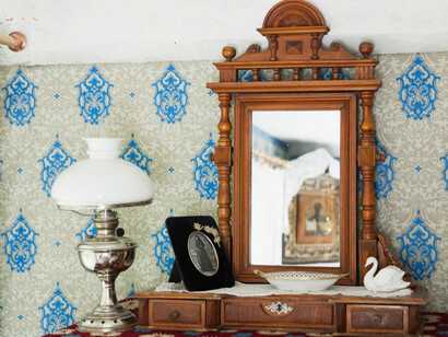 Russian house from Peipus. Courtesy of Estonian Open Air Museum