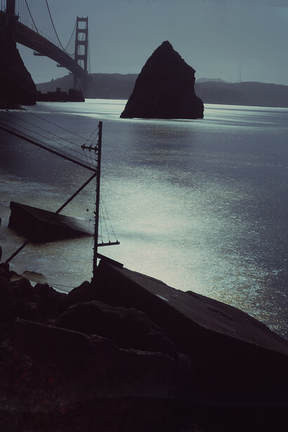 John Chiara, Fort Baker at Golden Gate Bridge, 2022. Courtesy of Rosegallery