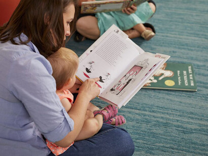 The Negaunee Foundation Children's Literature Gallery. Courtesy of American Writers Museum