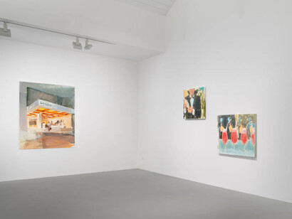 Hilmi Johandi, Destination image, exhibition view. Courtesy of Ota Fine Arts