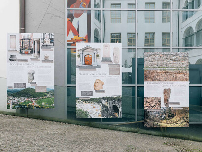 Of time and stone. In Roman Emona and Baroque Ljubljana/Laibach, exhibition view. Courtesy of City Museum of Ljubljana