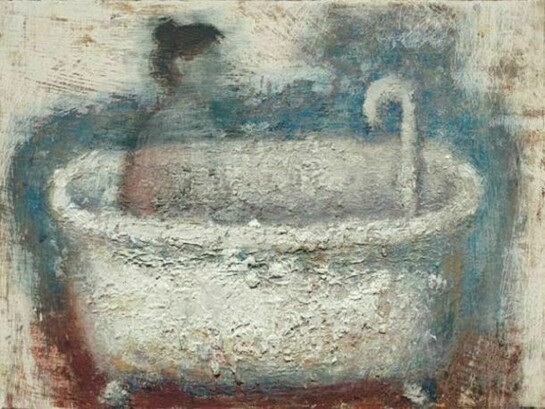 John Lees, Phantom Lady in a Bathtub, 2012Oil on Panel9 x 12 in. (23 x 30.5 cm)JL13919