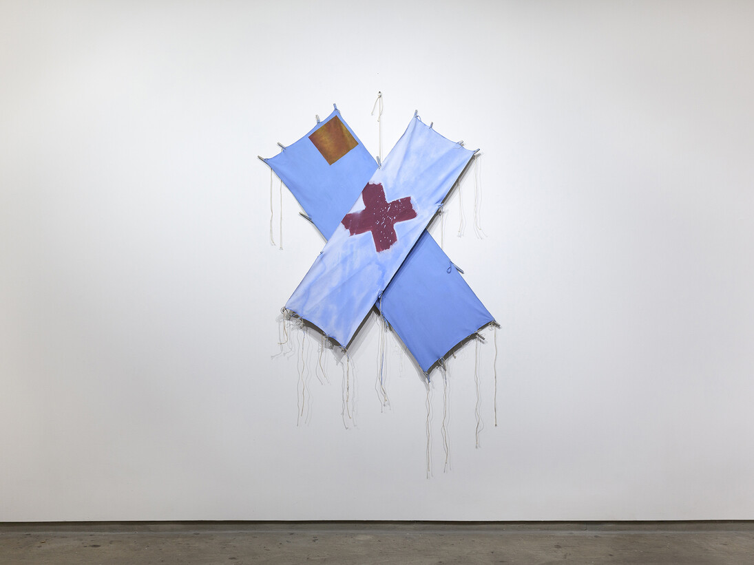Richard Smith, Sealed With a Kiss, c. 1980, Acrylic on canvas, 72 1/4 x 52 in, courtesy of the artist and Flowers Gallery, London / New York