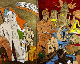 India Modern: The Paintings of M. F. Husain. Courtesy of Art Institute of Chicago