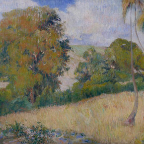 Paul Gauguin, Wiese auf Martinique, 1887. Courtesy of Kunstforum Wien