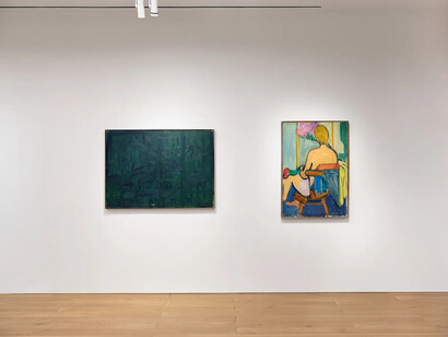 New York city circa 1960: works from the collection of Robert A. Ellison, Jr., exhibition view. Courtesy of Schoelkopf Gallery