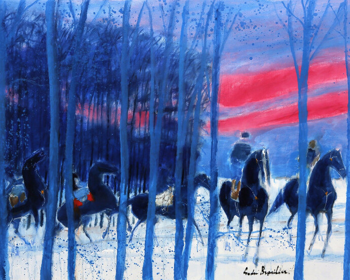 André Brasilier. Courtesy of Opera Gallery