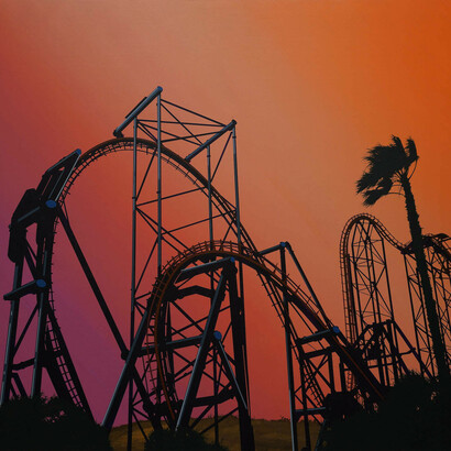 Glen Rubsamen, None of My Business, 2015, acrylic on panel, 40 x 30 inches, 101.6 x 76.2 . Courtesy of the artist and Christopher Grimes Gallery, Santa Monica