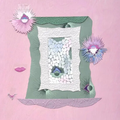Deborah Lynn Irmas, Self-portrait no. 3 (My pink life) (detail), 2025. Courtesy of Launch LA