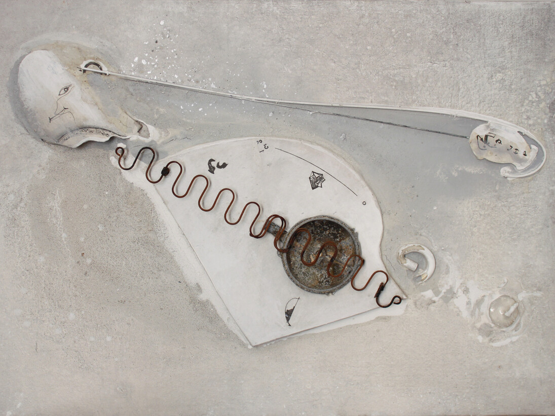Gabriella Benedini, Tensioni, 2014, polimaterico, 75 x 113 cm
