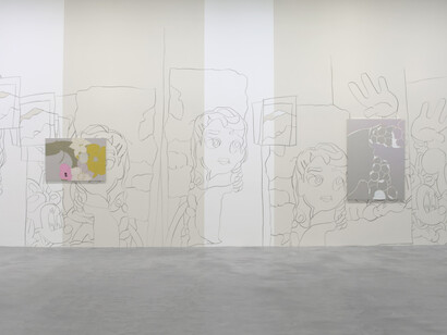 Gary Hume, exhibition view. Courtesy of Matthew Marks Gallery