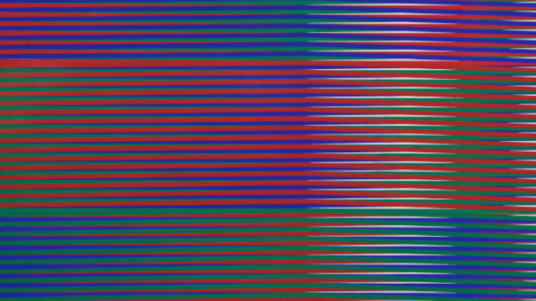 Carlos Cruz-Diez, Couleur additive 109, 1974. Courtesy of Galerie Mitterrand