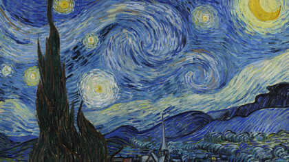 Vincent van Gogh. La noche estrellada. 1889. Museo de Arte Moderno de Nueva York