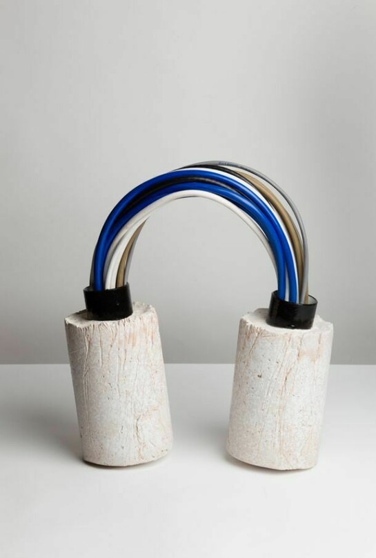 Magdalena Drwiega, Cylindrical Composition K, 2013, Mixed Media, 33 x 29cm,Copyright the Artist, Photograph courtesy of Belmacz