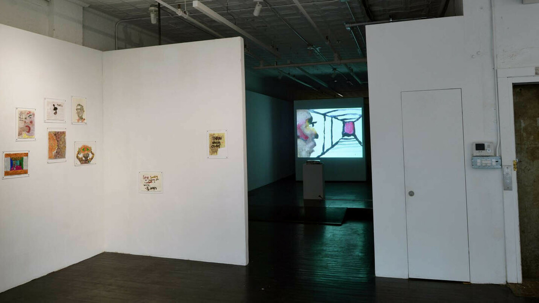 Elliott Jamal Robbins, Feats of strength, exhibition view. Courtesy of Kai Matsumiya Gallery