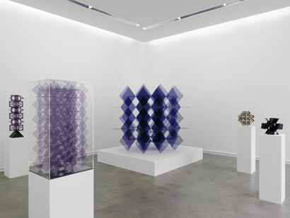 Francisco Sobrino, Exhibition view. Courtesy of Galerie Mitterrand