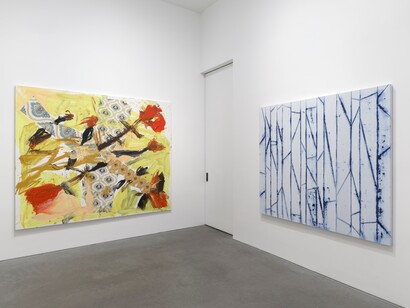 Various artists, Aligned, exhibition view. Courtesy of Nino Mier Gallery