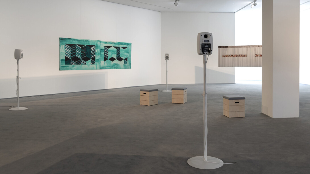 Lubaina Himid and Magda Stawarska, exhibition view. Courtesy of Mudam 