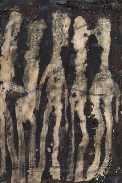 Gene Mann, Untitled, 2014, Mixed media on paper, 23.25 x 16.5 inches (59.1 x 41.9 cm)