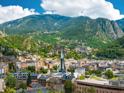 Vista aérea de Andorra