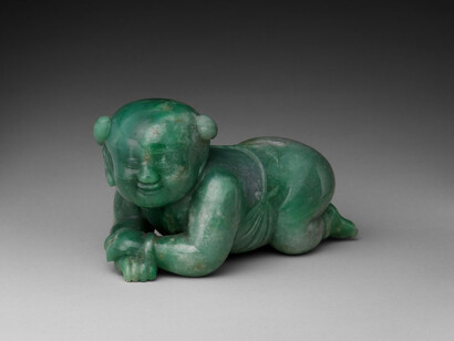 Pillow in the shape of an infant boy
18th–19th century
China