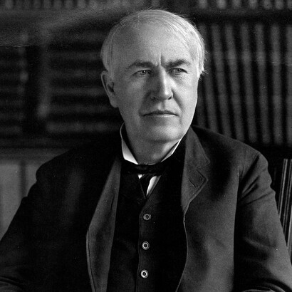 Retrato de Thomas Alva Edison