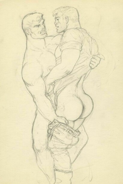  Tom of Finland, Untitled, c. 1963, graphite on paper, 21 x 15 cm, (MA-FINLT-00011), Copyright Tom of Finland ® Foundation