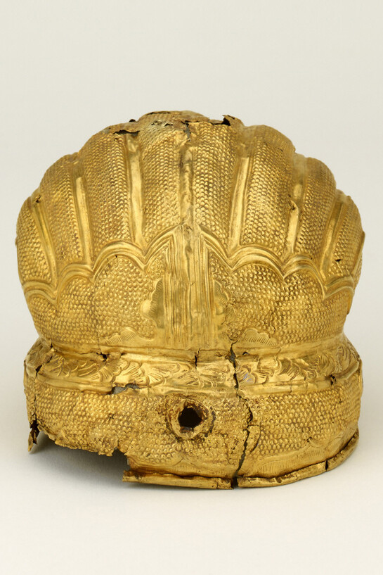 Head ornament, Gold, about 1400–50, Nanjing or Beijing, © Trustees of the British Museum