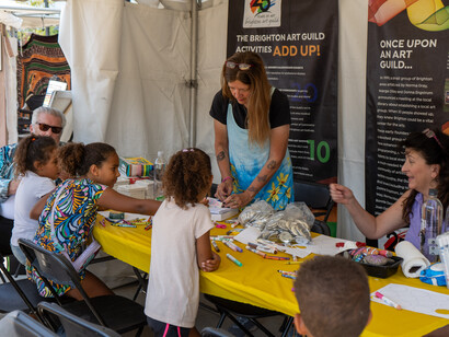 Brighton Street Art Fair, past edition, exhibition view. Courtesy of Brighton Street Art Fair