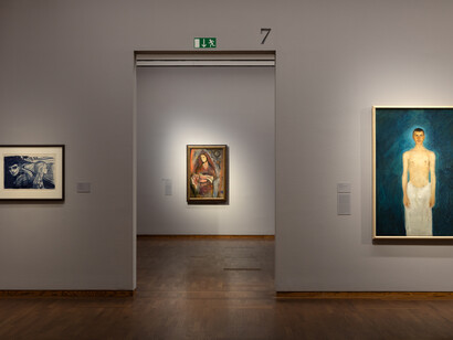 Verborgene moderne. Faszination des okkulten um 1900, ausstellungsansicht. Mit freundlicher genehmigung des Leopold Museum