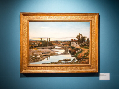 Stanislao Pointeau, a Tuscan Macchiaiolo of French descent, exhibition view. Courtesy of Gallerie degli Uffizi