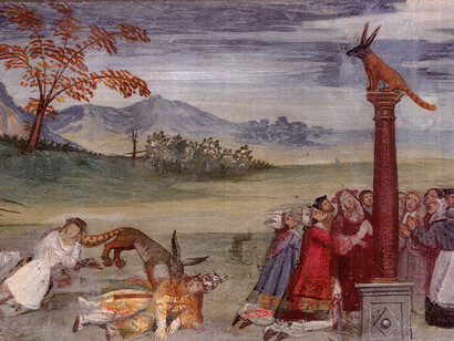 Affresco dell'Inferno, Palazzo Besta