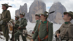 Una scena del film “Lacrime delle Dolomiti di Sesto”, sulla Grande Guerra
