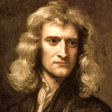 Isaac Newton, padre de la física moderna, es decir, de la aplicación de las matemáticas a la física