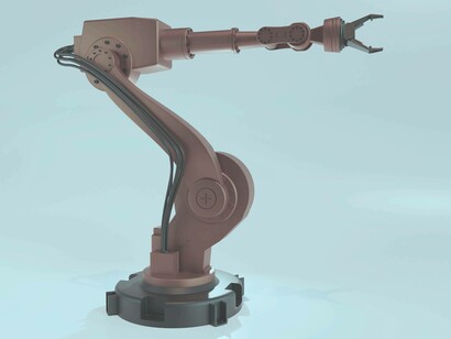 A hand robot used in the process of manufacturing products