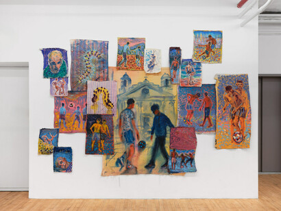 Andrej Dúbravský, Laboratory of flesh and balls, exhibition view. Courtesy of Gaa Gallery