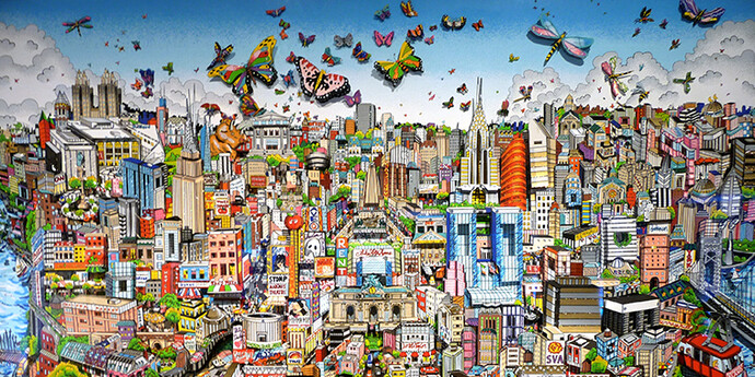 Charles Fazzino. Courtesy of Galerie Artima