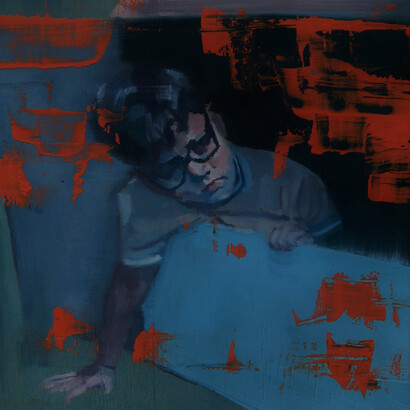 The box 4 - Oil on Wood 2016 (1 of 4)