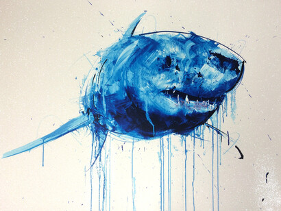 Dave White, Apex Diamond Dust, 15 Colour Silkscreen with Varnish and White Diamond Dust Background on Somerset Satin White 410 gsm with a Deckled Edge, 2014