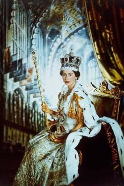 Queen Elizabeth II by Cecil Beaton, 2 June 1953. Museum no. PH.311-1987. © Victoria and Albert Museum, London
