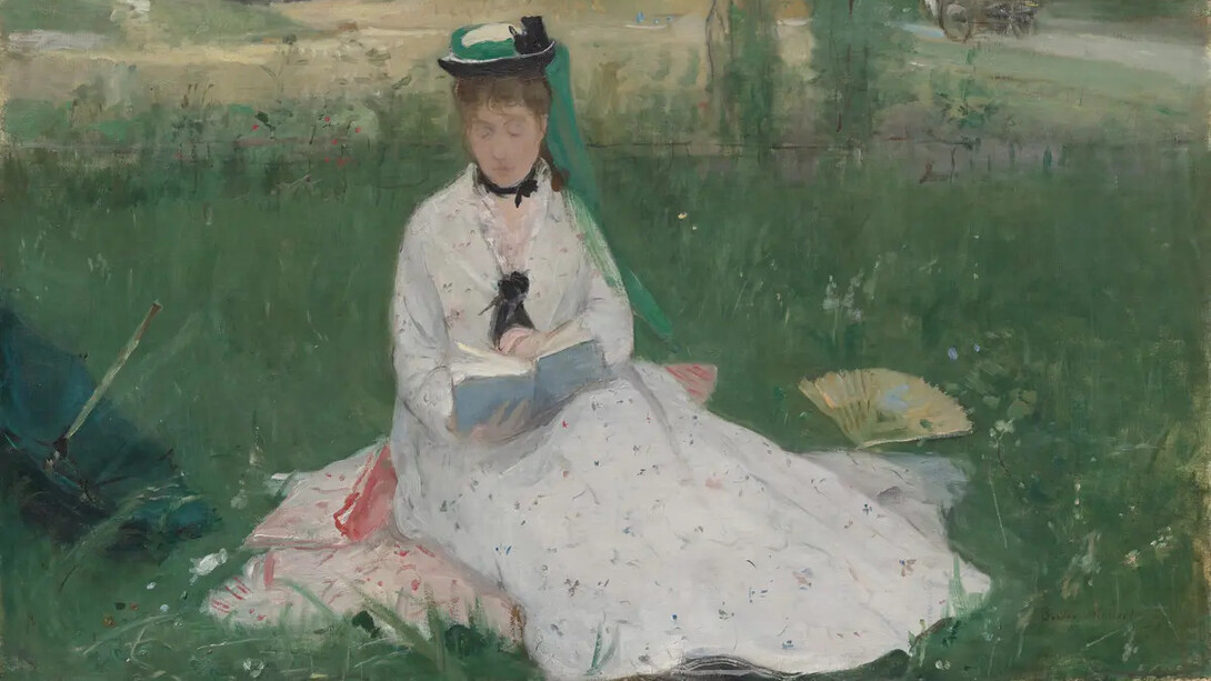 Berthe Morisot, Reading (detail), 1873. Courtesy of the Cleveland Museum of Art