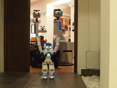Il robot realizzato dalla Casa Domotica