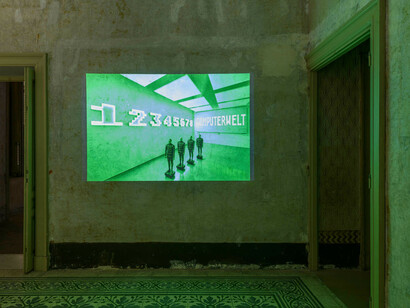 Ralf Hütter, Kraftwerk. The man machine, exhibition view. Courtesy of Indipendenza Gallery